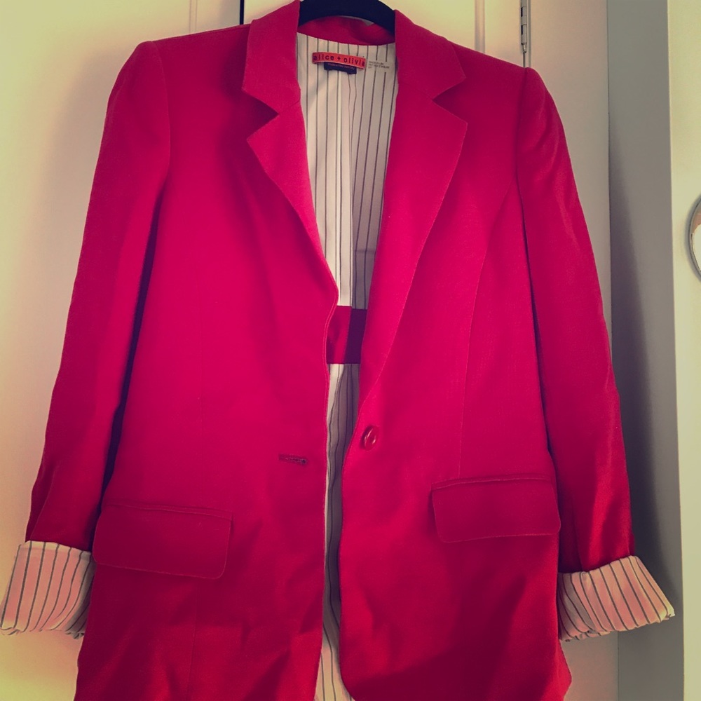 Pink blazer Alice and Olivia