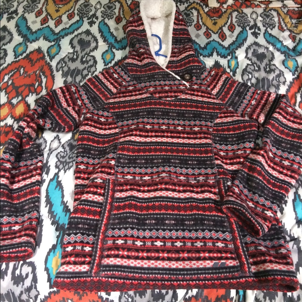 Hooded sweater sweatshirt size L