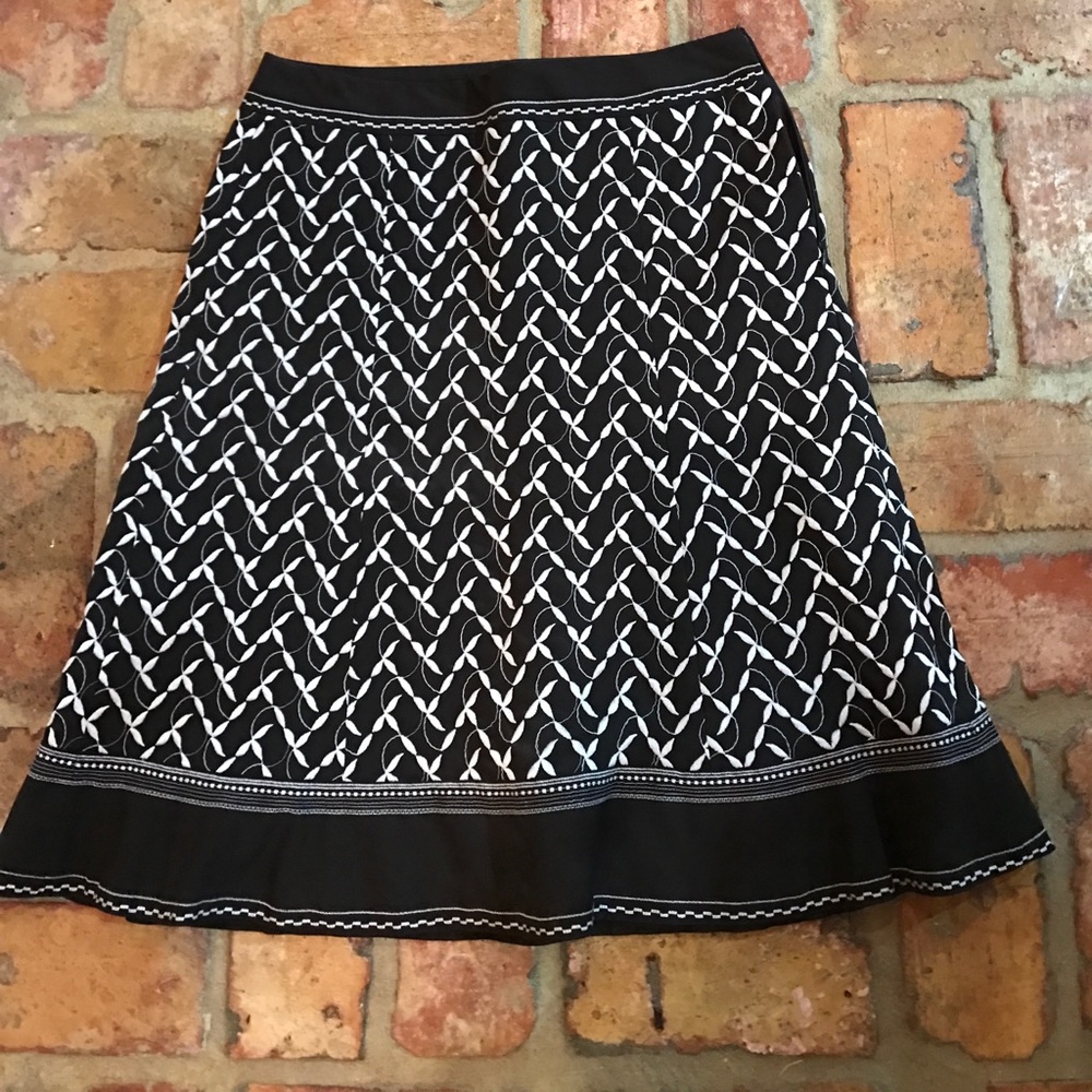 Ann Taylor Embroider Detail Skirt