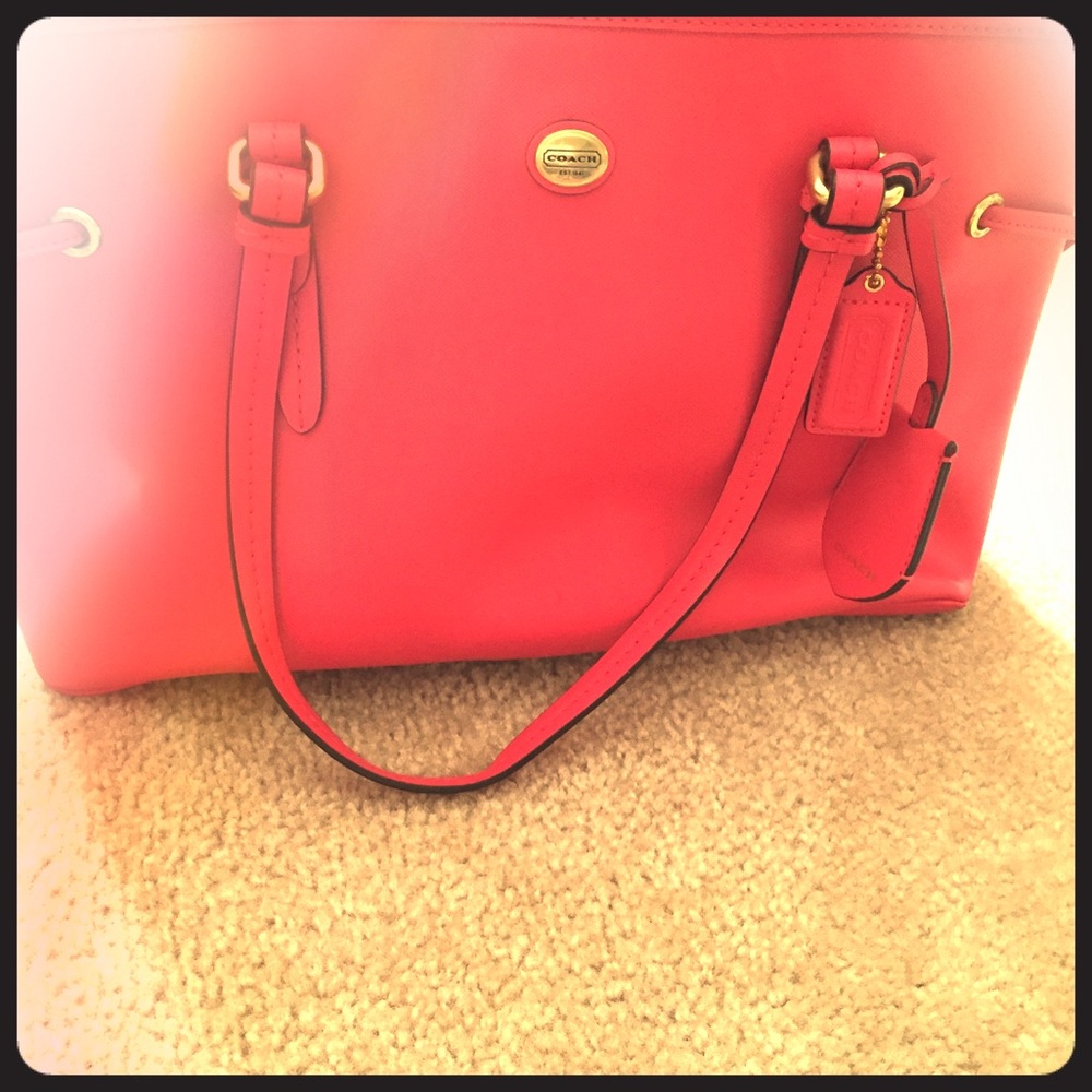Authentic pink coach purse