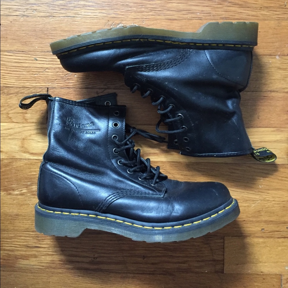 Dr. Martens Matte Black Boots Size 10