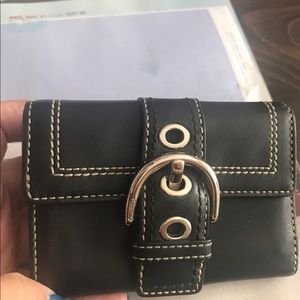 Coach leather small wallet