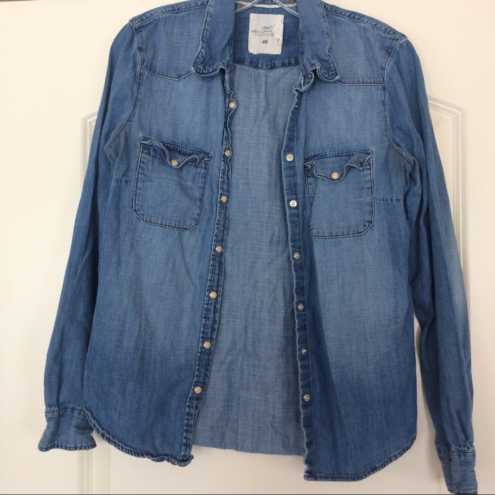 H&M Chambray Button-Up