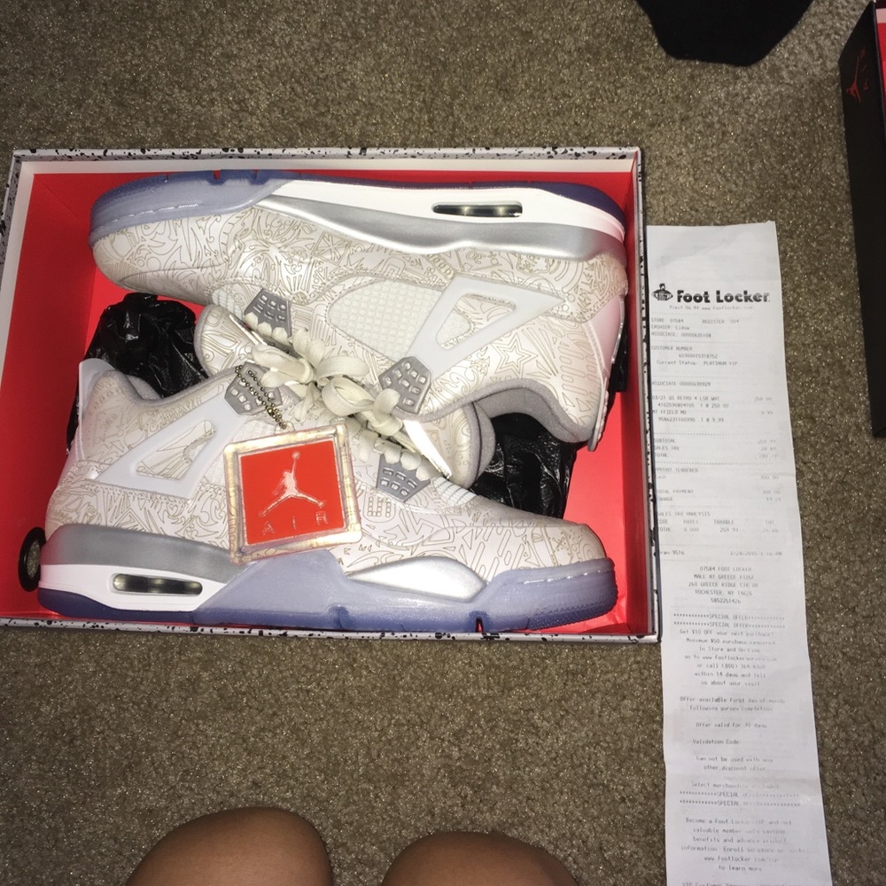 Jordan Retro 4 Laser