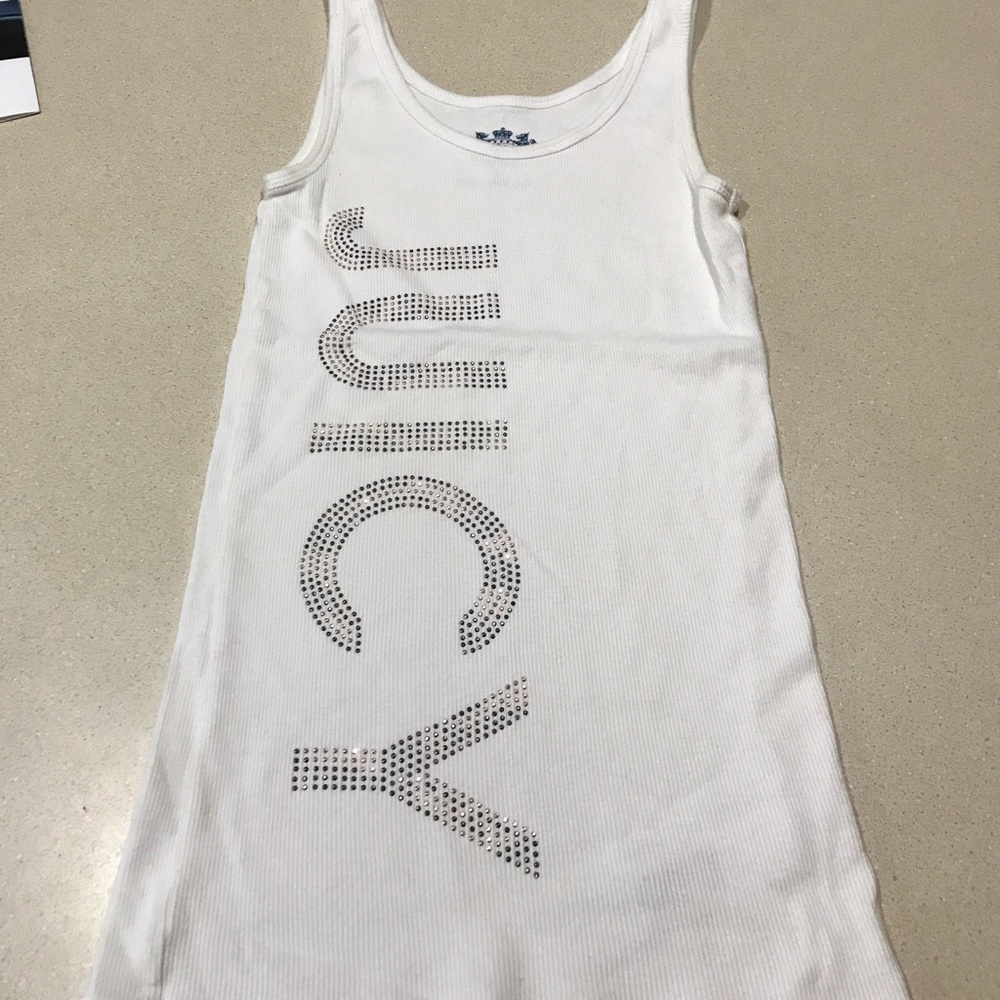 NWOT Juicy Couture rhinestone embellished tank