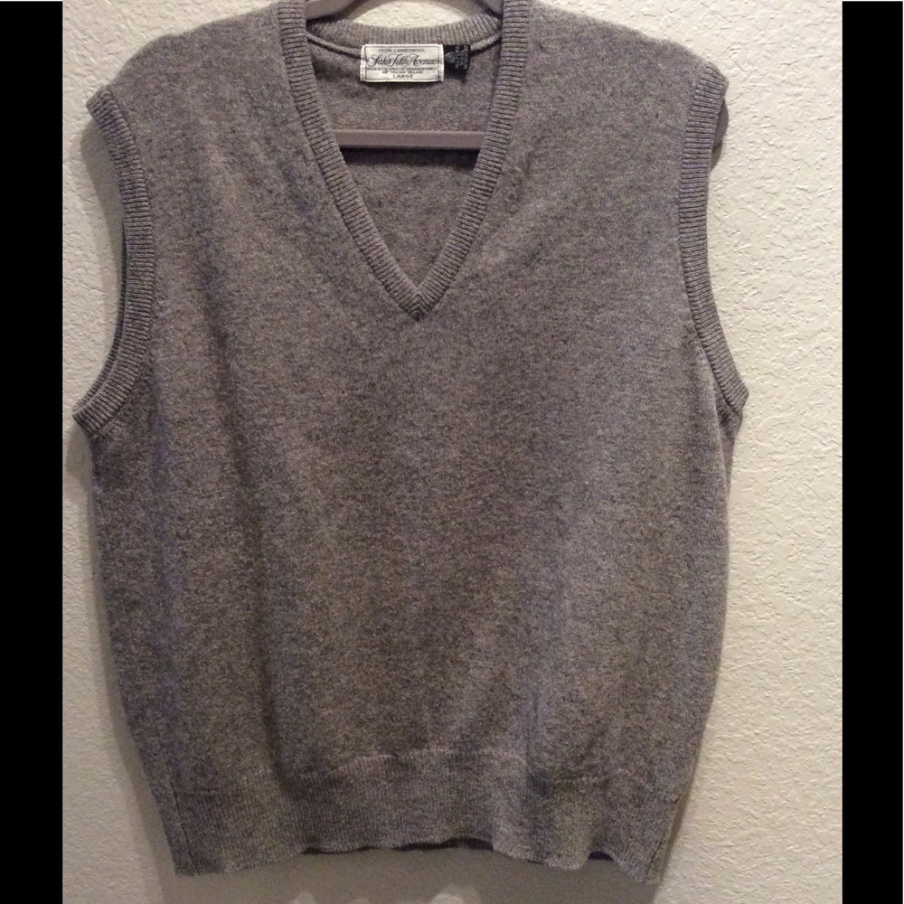 Saks Fifth Ave Lambswool Vest