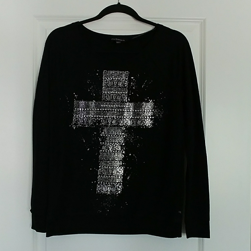 Rock & Republic Cross Sweatshirt