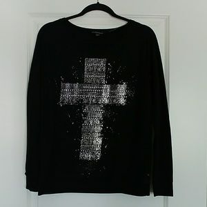 Rock & Republic Cross Sweatshirt