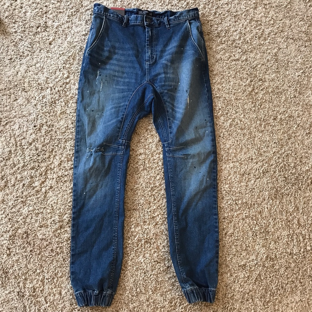 Cotton on denim jogger