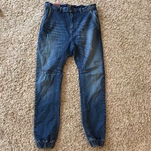 Cotton on denim jogger