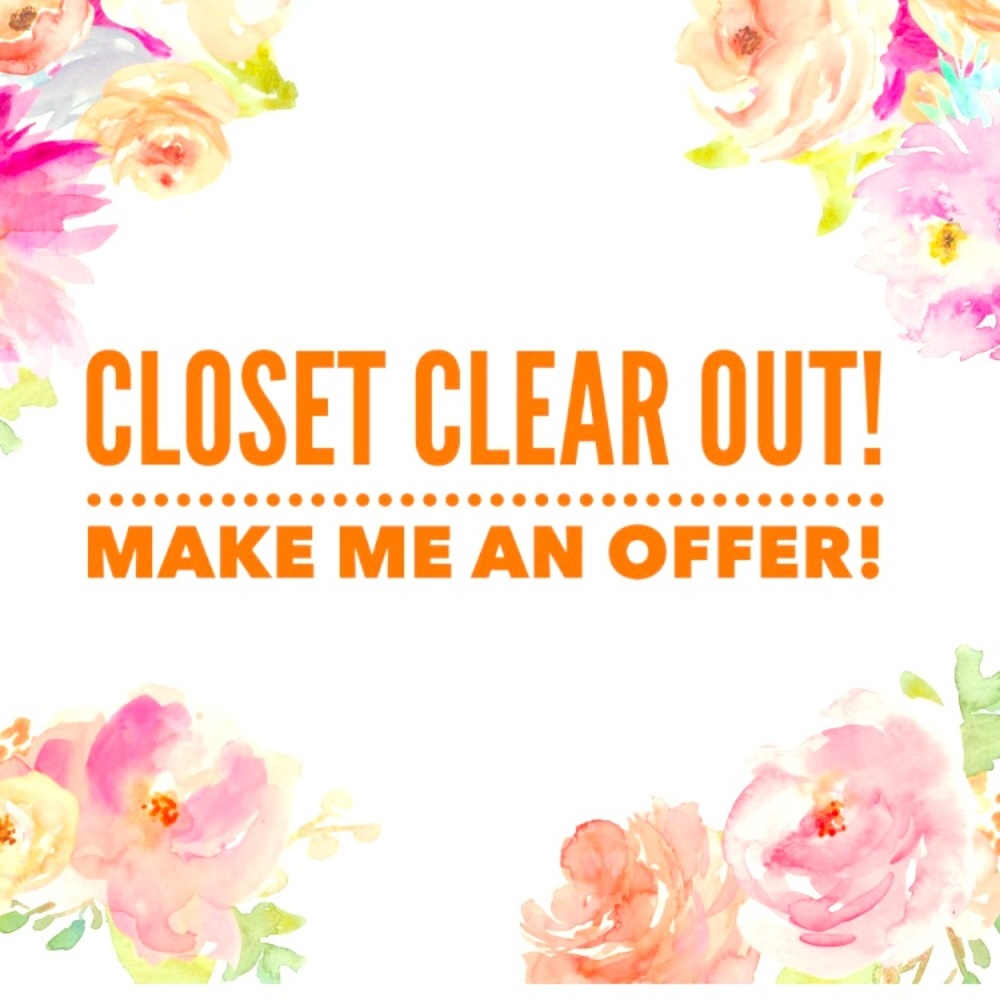 Clearing out my closet!! Make me any offer!!!