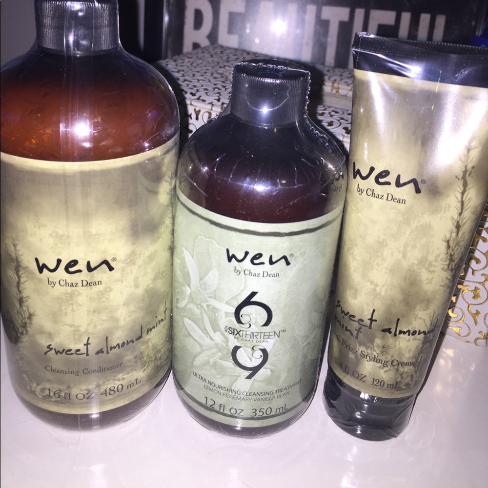 Wen bundle | conditioner, frizz cream, treatment