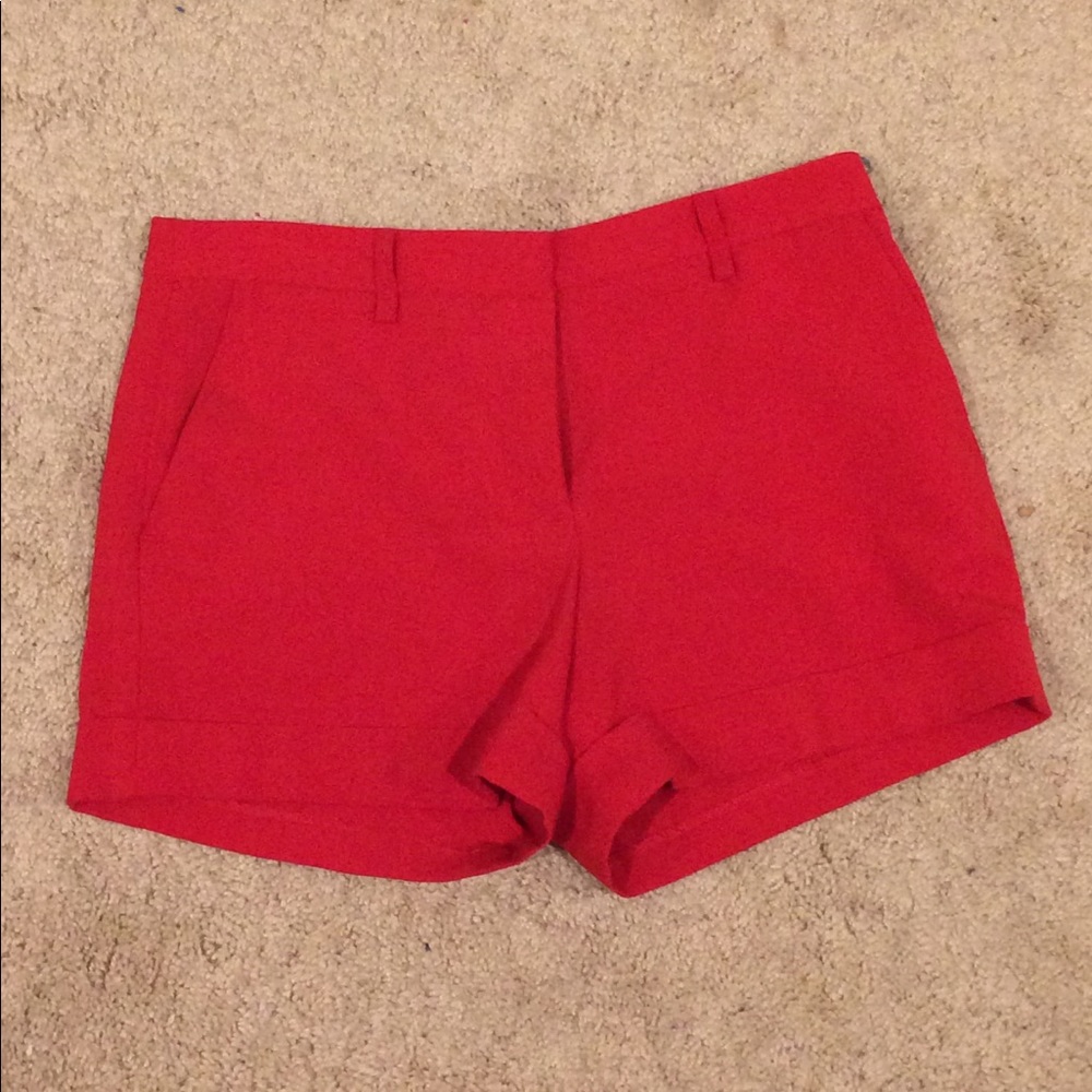 Red f21 dress shorts!