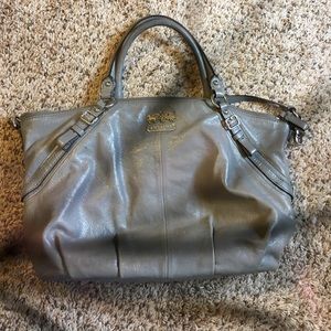 Coach Sophia satchel purse-grey