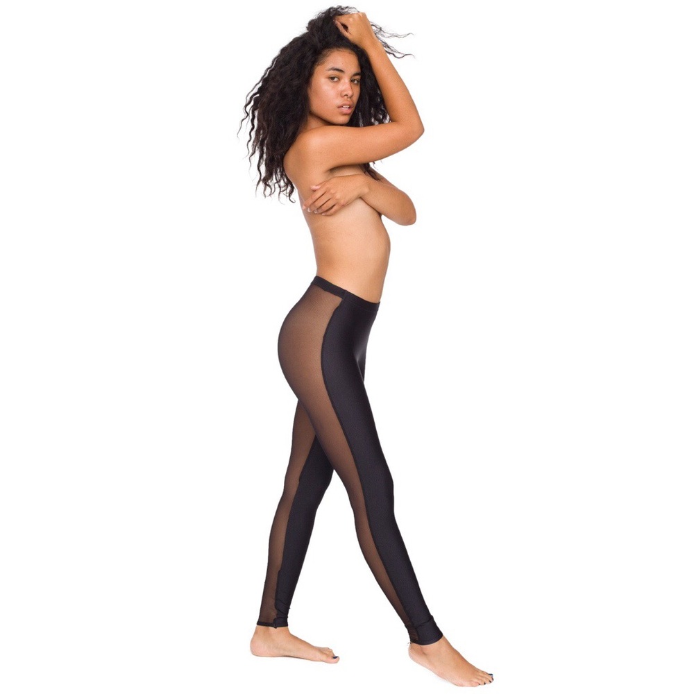 American Apparel Nylon Tricot Micro-Mesh Legging
