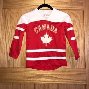 Boys Canada hockey jersey