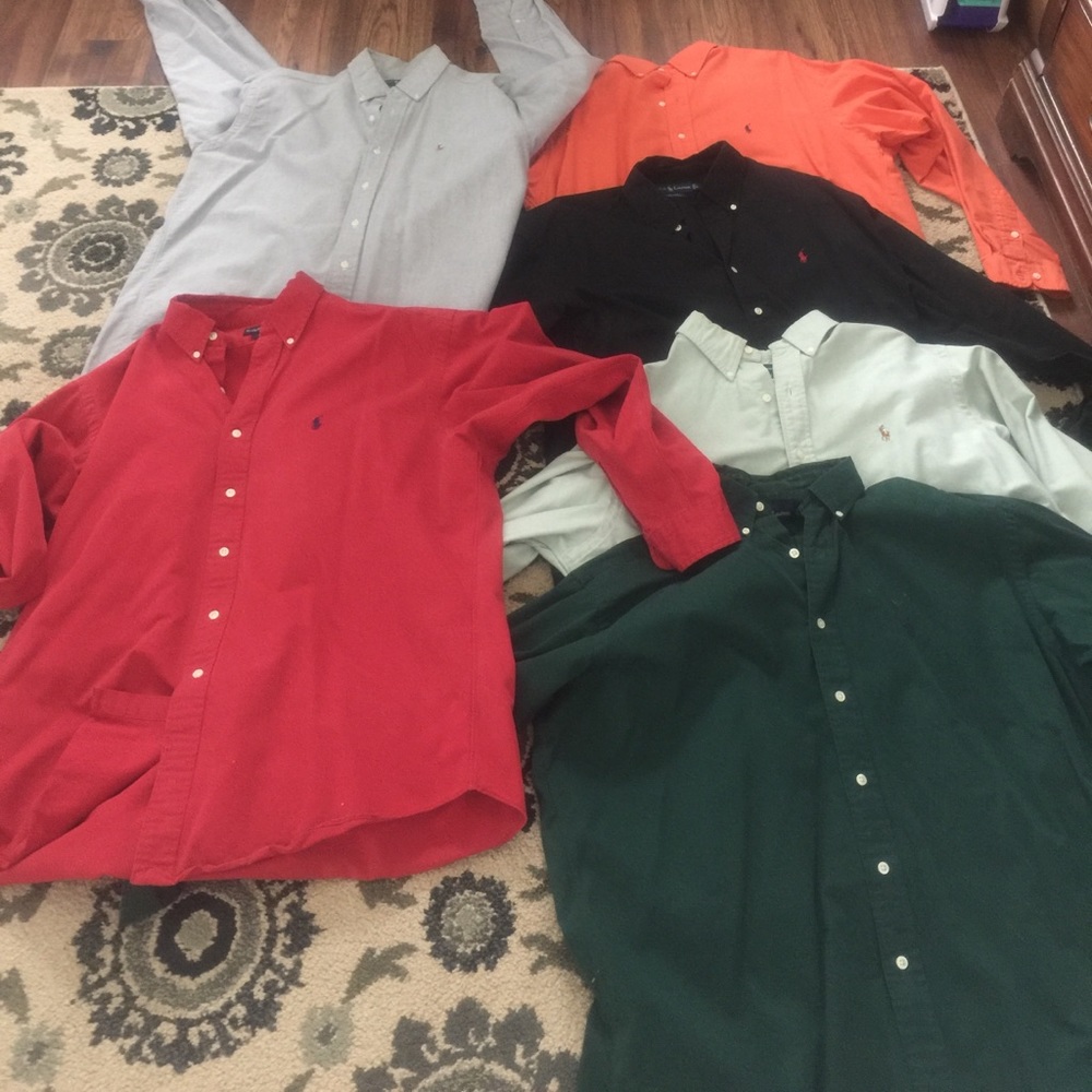 Polo Ralph Lauren long sleeve button downs!