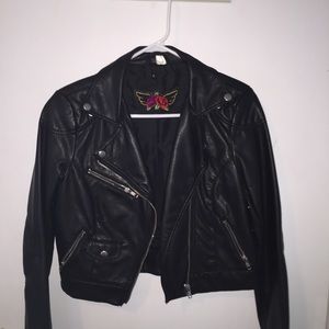 Faux Leather Jacket
