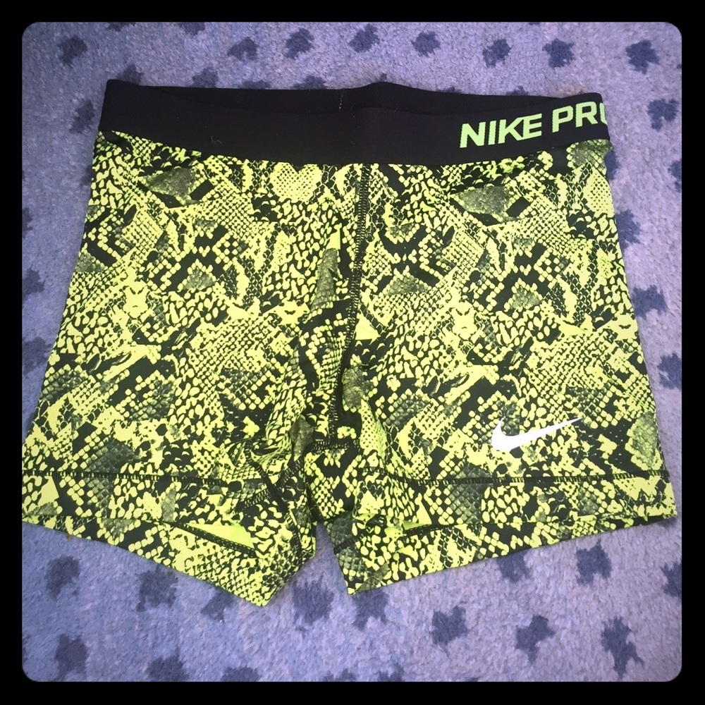 Nike pro spandex running shorts