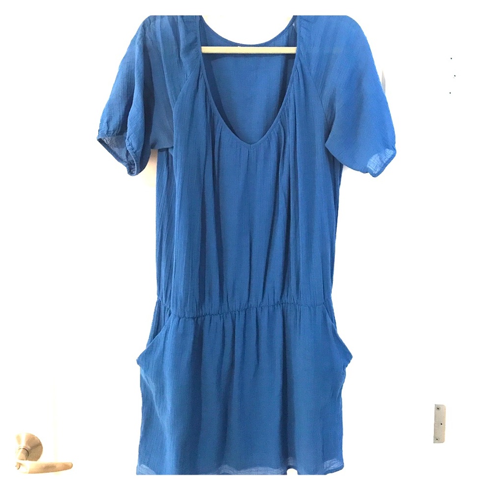 As New Blue J.Crew Mini Dress w/pockets!