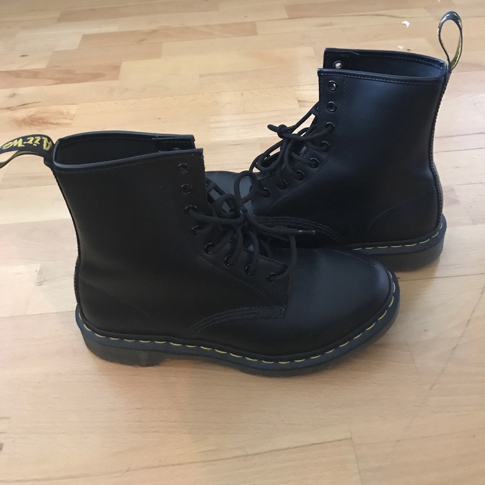 Dr. Marten's Black Leather Boots
