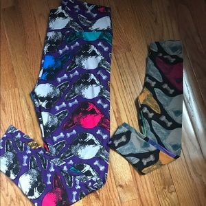 Lularoe mommy and me legging set. Size TC and S/M