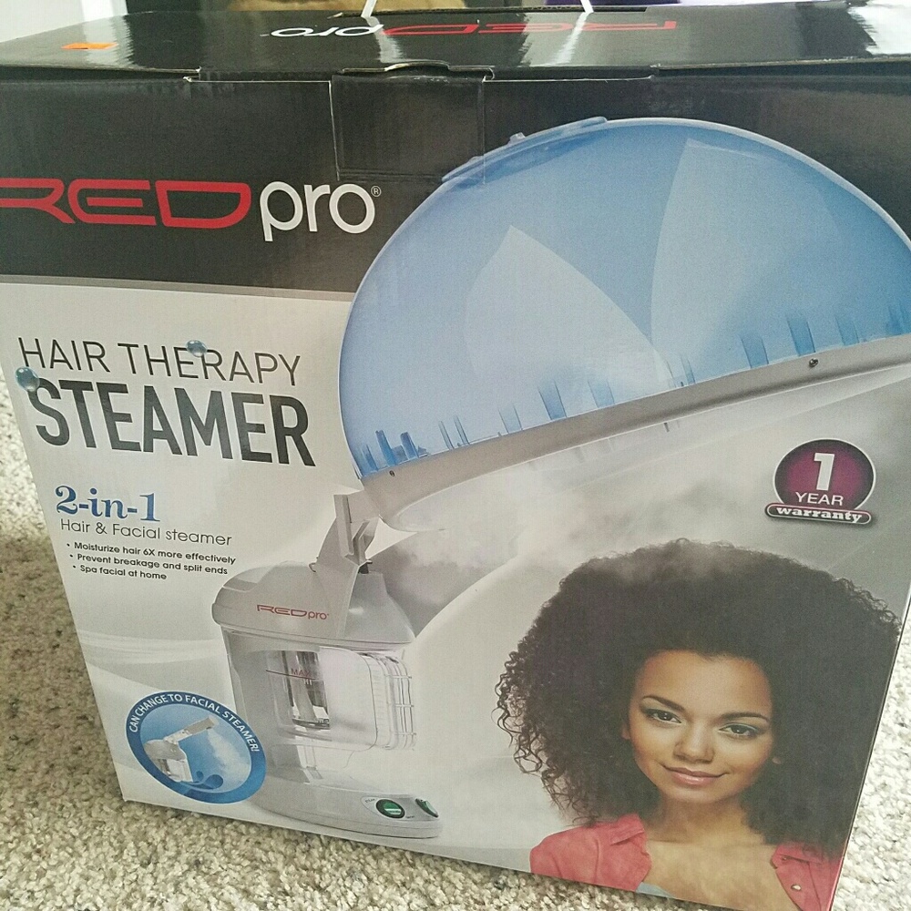 😊sold😊Red pro hair & facial steamer