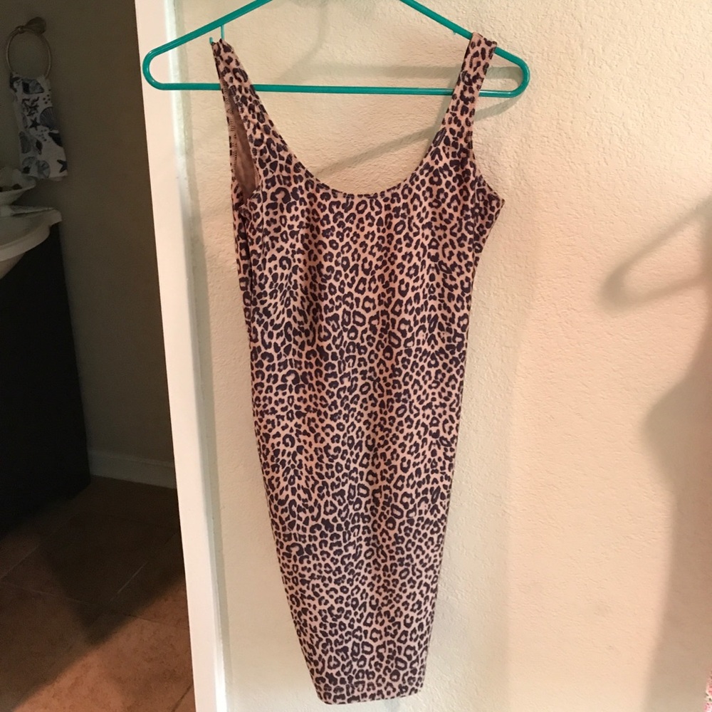 Brown and tan cheetah dress. Perfect condition.