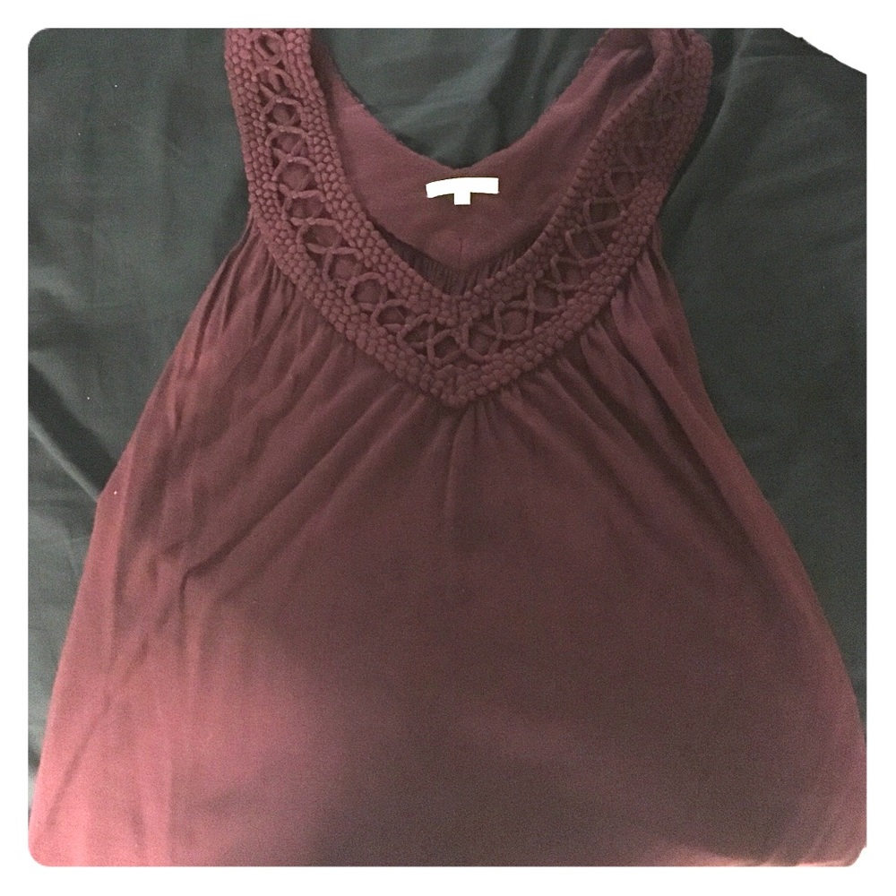 Nordstrom Crochet scoop neck tank