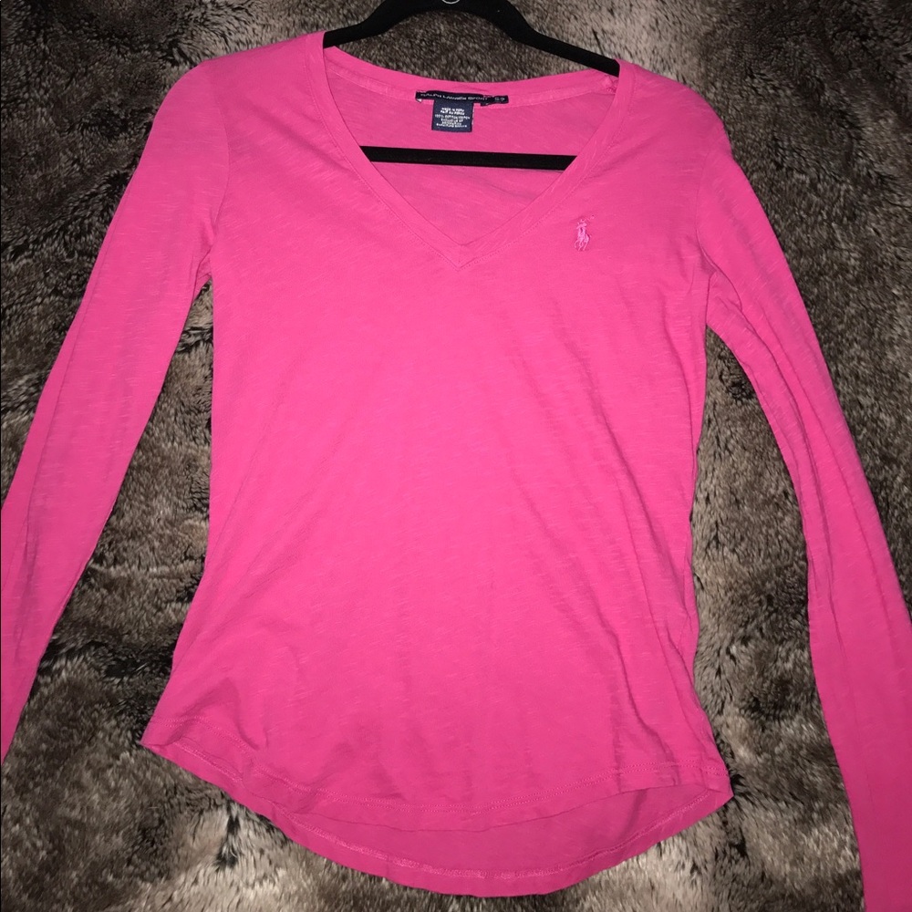 RALPH LAUREN LONG SLEEVE PINK