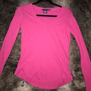 RALPH LAUREN LONG SLEEVE PINK