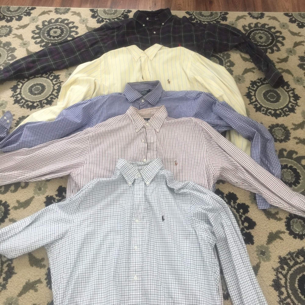 Polo by Ralph Lauren lot of shirts!