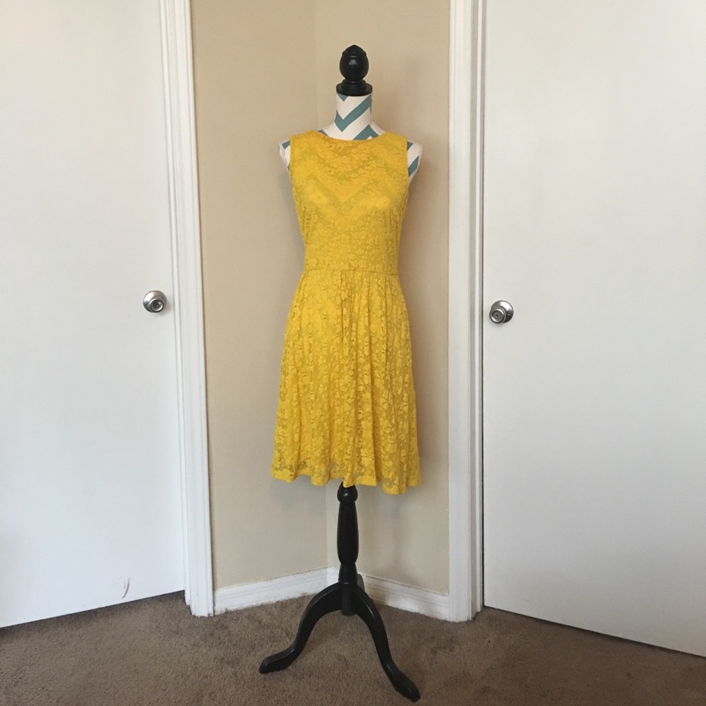 Yellow Lace Dress