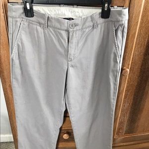 JCrew Gray Chinos Size 8