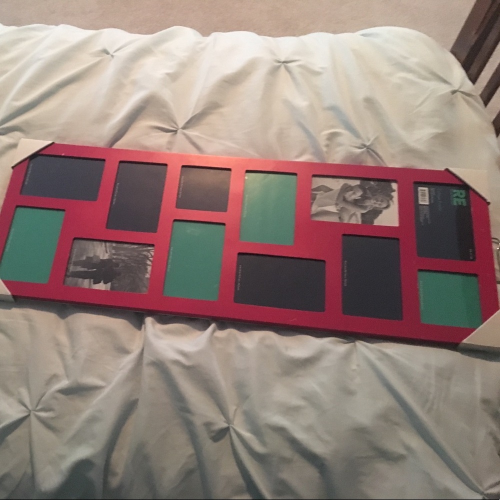 Target pink collage frame