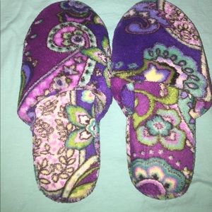 Purple Vera Bradley Slippers