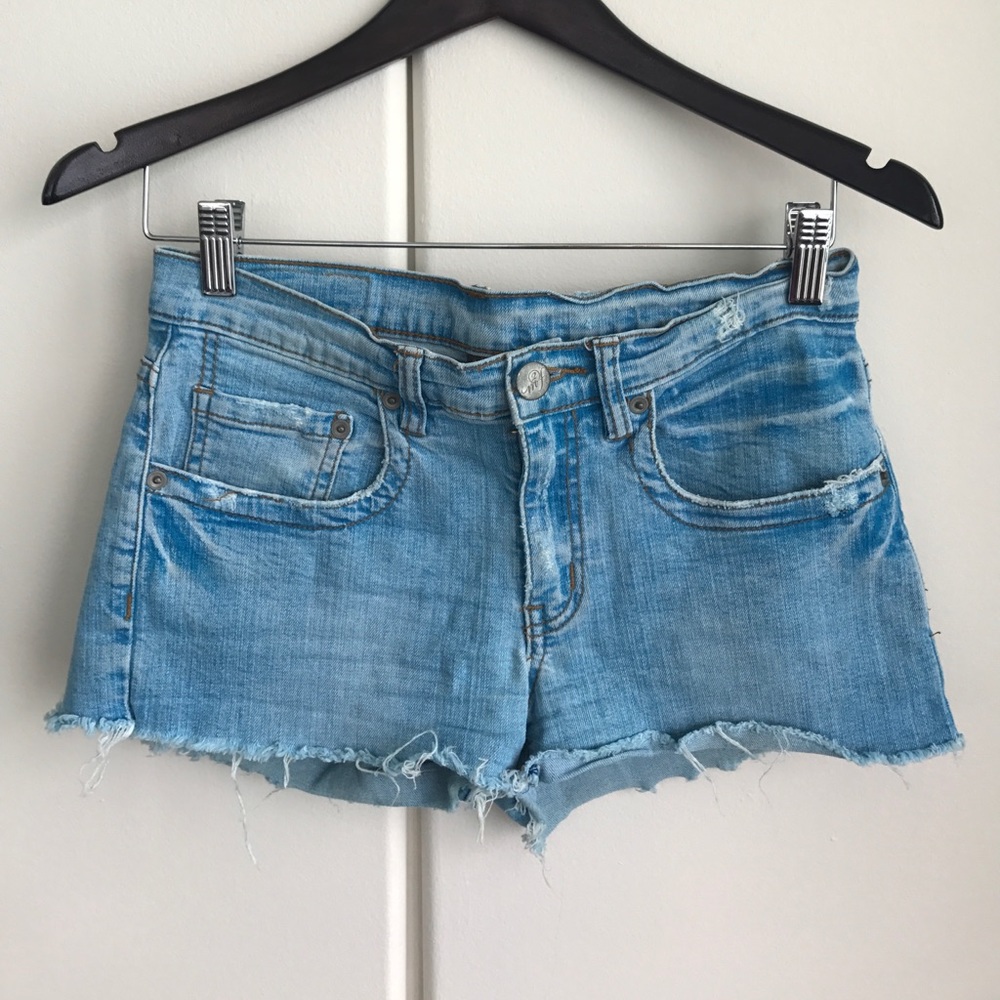 Blue Denim Shorts