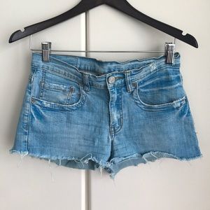 Blue Denim Shorts