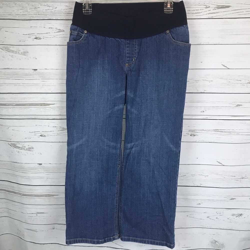 Liz Lange Maternity cropped jeans Capri Denim