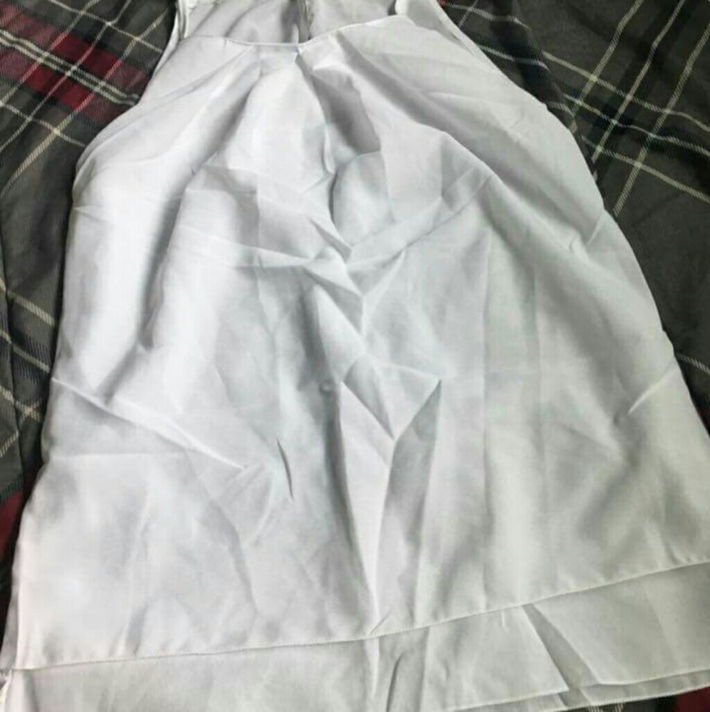 White blouse and skirt