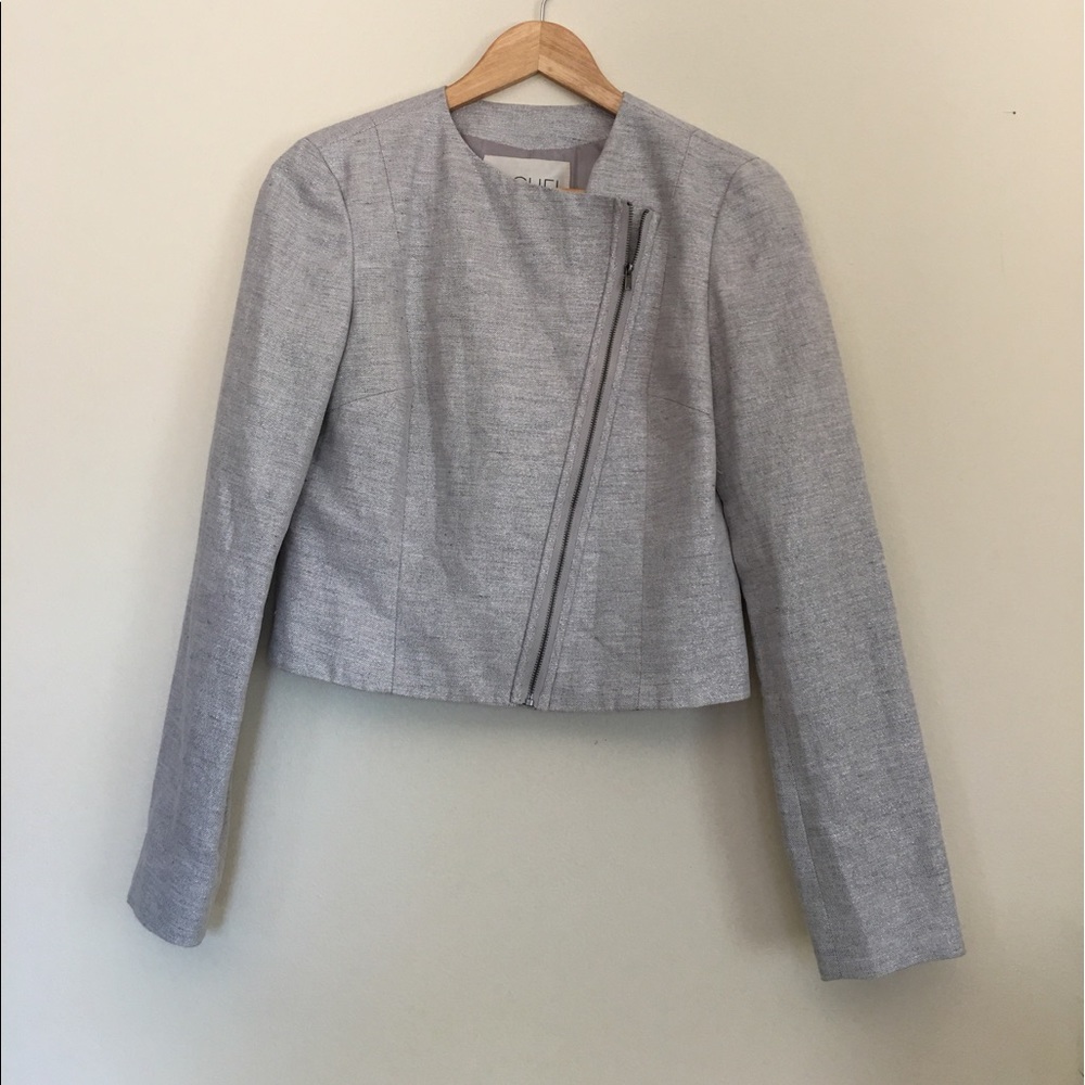 RACHEL Rachel Roy asymmetrical moto jacket NWOT