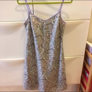 J Crew * Lavender paisley sun dress! ☀️