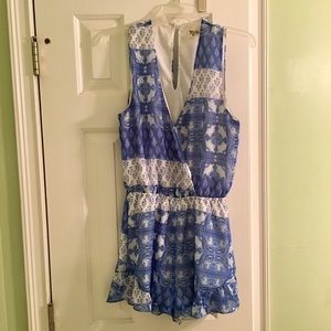 Show Me Your MuMu Romper: Teacup Tulips Pattern