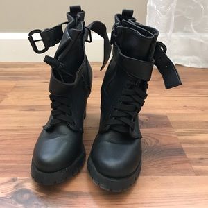 Military style boots