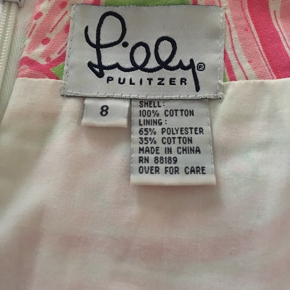 VINTAGE LILLY PULITZER 🌷 Skirt Sz 8 - Picture 6 of 6