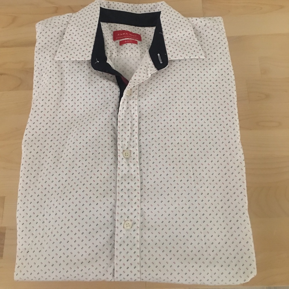 Men's Zara slim fit dress shirt size M