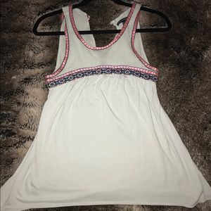 AMERICAN EAGLE LIGHT BLUE TANK