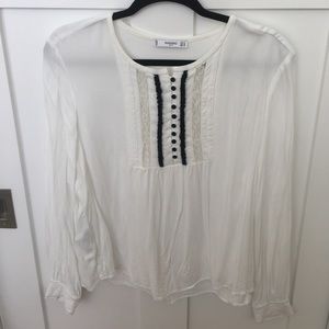 Never worn, white, Mango blouse.