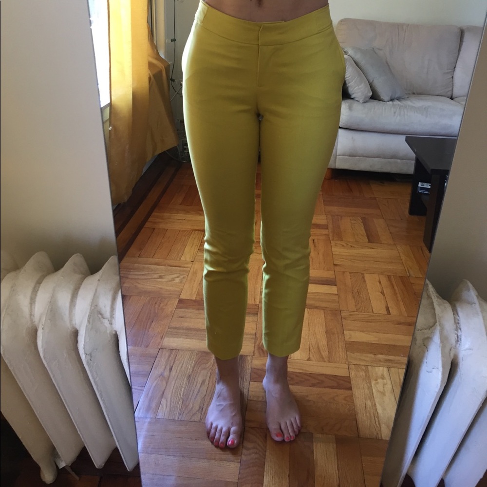 H&M Yellow Dress Pants