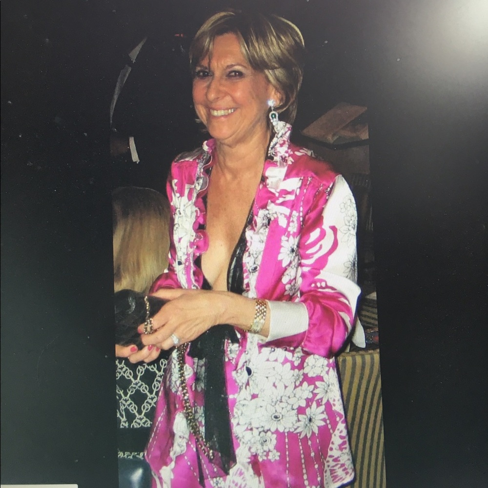 Roberto CAVALLI 3pc Silk Fushia Print Dress